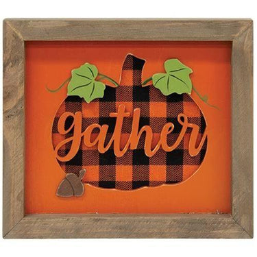 Gather Framed Sign - The Fox Decor
